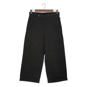 新品タグ MHL. ワイドパンツ SOFT DENSE COTTON 黒 M 2 MHL. JAPANESE DENSE COTTON 定価25000円 595-0240501 サイズ1