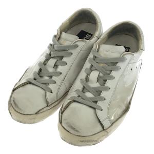 GOLDEN GOOSE / ゴールデングース | SUPERSTAR ヴィンテージ加工スニーカー | 36 | ホワイト | レディース｜kldclothing