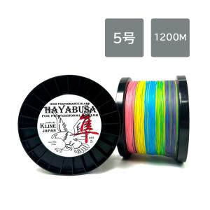 K LINE JAPAN HAYABUSA 5号 1200m巻き PEライン K LINE 隼