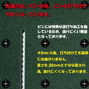 Iピン 直ピン 20cm ワッシャー付き100...の詳細画像2
