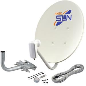 サン電子 CBD-K045-S 衛星放送(BS・110度CS)アンテナ 45型セット 家庭用 4K・...