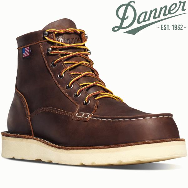 ダナーブーツメンズ DANNER Bull Run Moc Toe 6 Brown 15563