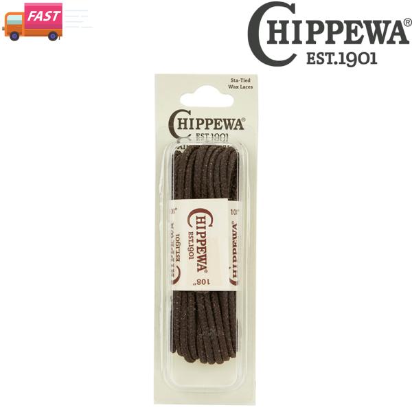 CHIPPEWA チペワ シューレース 靴紐 LACES 108 BROWN ブラウン 4LAC16...