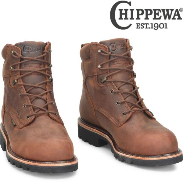 CHIPPEWA チペワ 59206 Super DNA 6インチ 防水 Insulated ワーク...