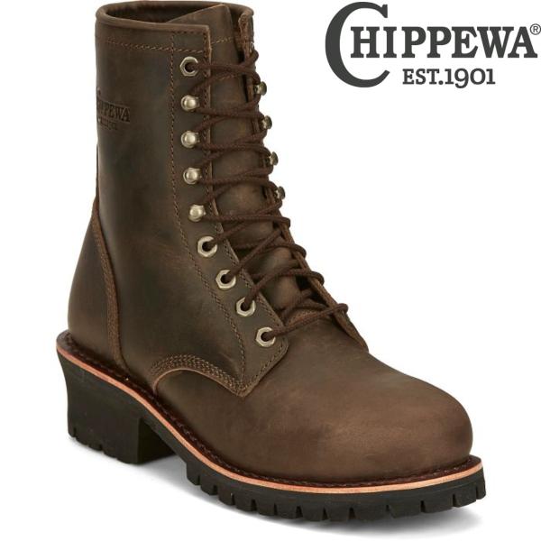 CHIPPEWA チペワ ワークブーツ 本革 CLASSIC 2.0 8 STEEL TOE LOG...