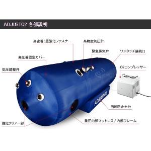 家庭用〜業務対応 酸素カプセル ADJUSTO...の詳細画像5