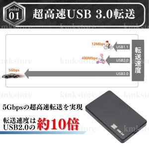 外付け HDD SSD ケース SATA ハー...の詳細画像1