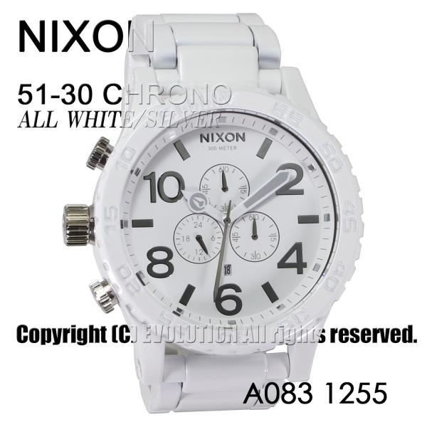 [ニクソン] NIXON 腕時計 51-30 CHRONO: ALL WHITE/SILVER A0...