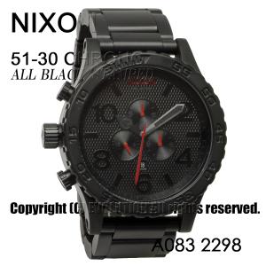 [ニクソン] NIXON 腕時計 51-30 CHRONO: ALL BLACK/STAMPED A...