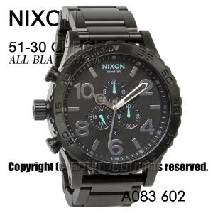 [ニクソン] NIXON 腕時計 51-30 CHRONO: ALL BLACK/BLUE A083-602-00 メンズ [並行輸入品]｜kmr