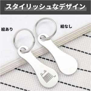 ショッピングカート キーホルダー コイン式 代...の詳細画像4