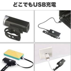 自転車 フロントライト LED USB 充電式...の詳細画像5