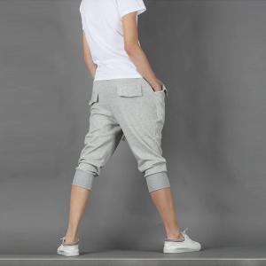 ハーフパンツ 薄手 夏 黒 グレー スポーツ ...の詳細画像3