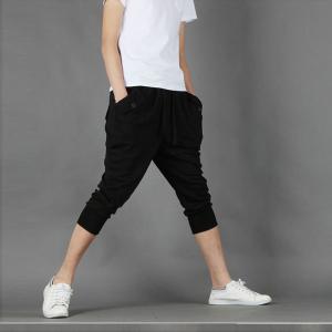 ハーフパンツ 薄手 夏 黒 グレー スポーツ ...の詳細画像4