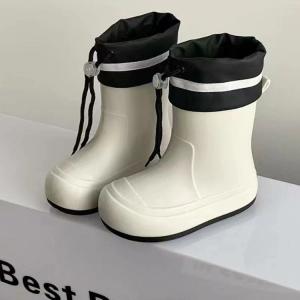 レインシューズ キッズ 雨具 軽量 レインブー...の詳細画像4