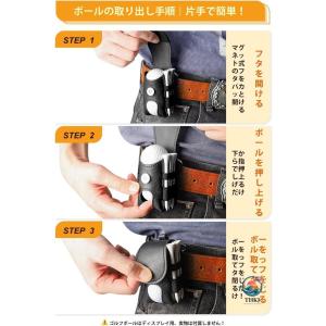 ゴルフボールケース ボールポーチ ティーホルダ...の詳細画像4