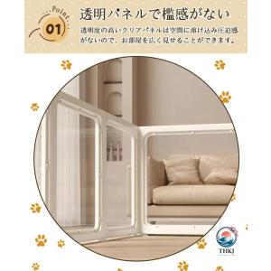 ペットサークル フェンス ドア付き 犬 サーク...の詳細画像2