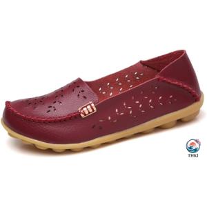 モカシン レディース 婦人靴 ママシューズ カジュアル スリッポン ローファー 大きいサイズ 履きや...