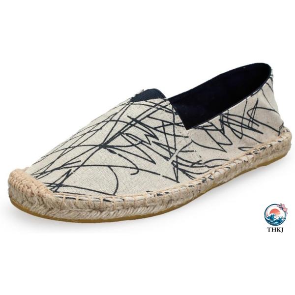 大きいサイズ キャンバスシューズ スニーカー 男女兼用 スリッポン エスパドリーユ ジュート底 春夏...