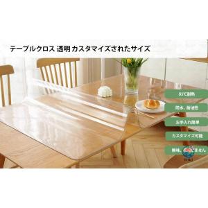 テーブルクロス 透明 厚さ0.7mm/1.0m...の詳細画像1