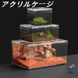 爬虫類ケージ アクリルケージ 爬虫類 飼育ケース...の商品画像