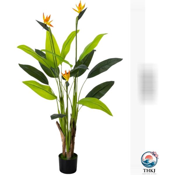 人工観葉植物 フェイクグリーン 観葉植物 造花 ホテル 黒いプラスチック鉢 リビング ルーム 部屋に...