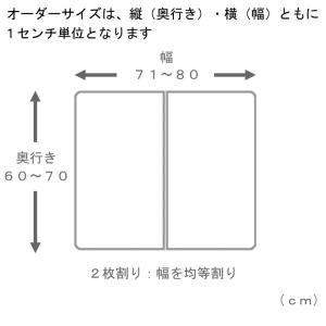 サイズオーダー さめにくい風呂ふた ECOウォ...の詳細画像1