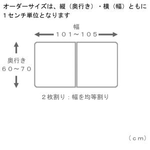 サイズオーダー さめにくい風呂ふた ECOウォ...の詳細画像1