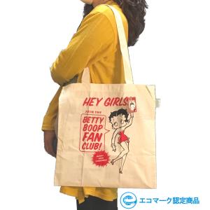 Betty Boop ベティちゃん【ピンク】 トートバッグ・エコバッグ レター