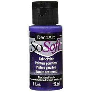 DecoArt デコアート 布用絵具 ソーソフト ディオキサイジンパープル DSS-32 1oz.