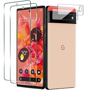 [2枚] Google pixel 6 ガラスフィルム+[2枚] カメラフィルム