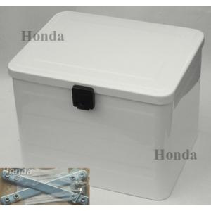 ラッゲージボックス+カブ用取付アタッチメント ホワイト ホンダ純正 ラゲージ