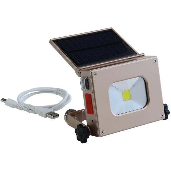 【未使用品】ソーラー 充電 高輝度 ハイ パワーLED ライト F9568 / JAN : 4965...