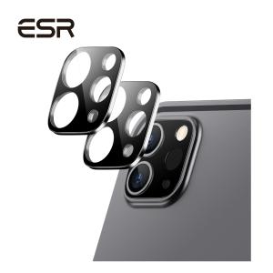 ESR カメラフィルム iPad Pro 12.9/11インチ (2022/2021/2020) 対応 9H 強化ガラスレンズ保護 傷防止 HDクラリティ 3D フルカバー 2枚入り