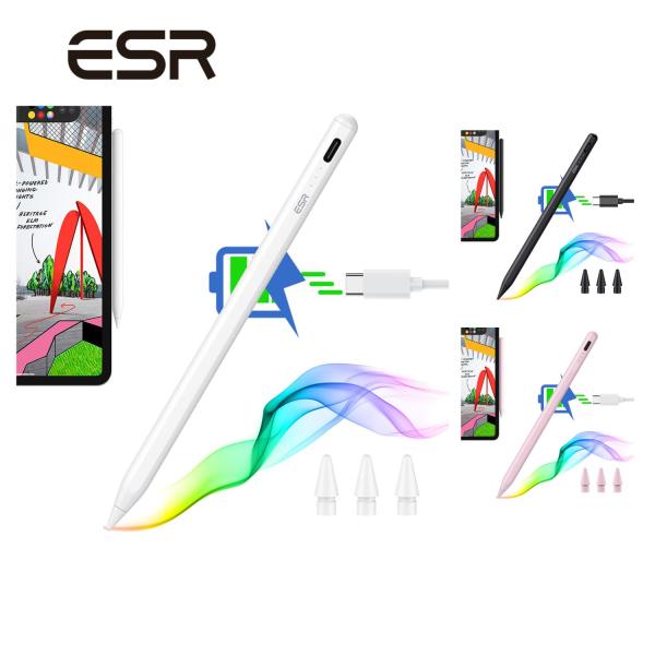 ESR iPad ペンシル 2025-2018用 iPad第11世代(A16)/第10世代、iPad...