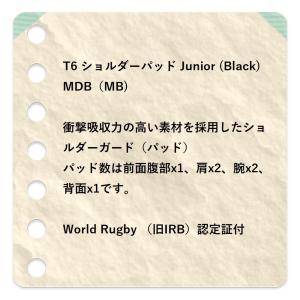 BLK T6 ショルダーパッド (Black)...の詳細画像2