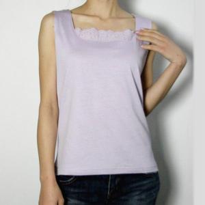 レディース やわらかまろやか タンクトップ 日本製 トップス