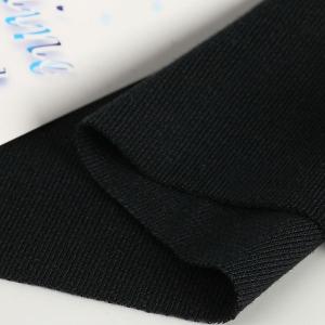 ニット生地 冷感 UV シャインクール40スムース ブラック...