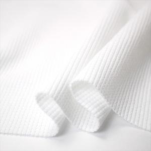 ＵＶ吸水速乾 ポリコット30/1ワッフル（サーマル） ホワイト