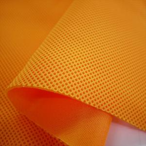 抗菌防臭 ダブルラッセルメッシュ オレンジ ノンホル