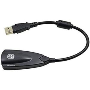 USB オーディオ 変換アダプター 外付け サウンドカード USB 3.5mm ミニ ジャック ヘッドホン USBマイク端子 PC Skype 会議用 得トクセール