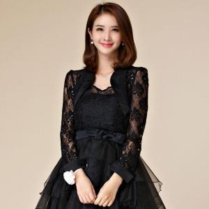 ボレロ 結婚式 レース ボレロ 長袖 ボレロ ...の詳細画像2
