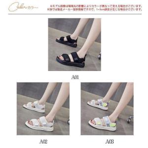 サンダル レディース スポーツサンダル 厚底サ...の詳細画像1
