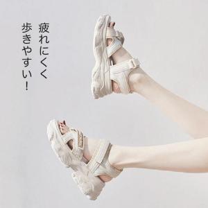 スポーツサンダル レディース 厚底 サンダル ...の詳細画像2