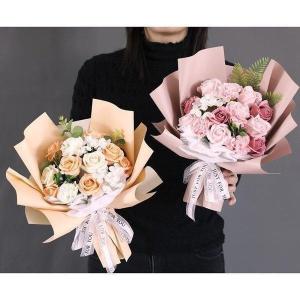 ソープフラワー花束花弁ブーケギフト石鹸のお花s...の詳細画像2