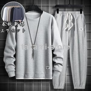 セットアップ メンズ スエット 上下セット ジャージ ロングパンツ アウター 秋 スポーツウェア パーカ ゆったり 部屋着 運動用 ルームウェア