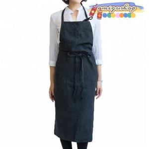 【人気商品】リネン エプロン おしゃれ ワンピ...の詳細画像2