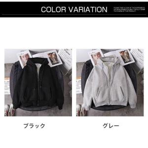 パーカー レディース 長袖ジャケット 裏起毛 ...の詳細画像5