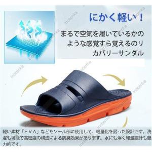 リカバリー サンダル スリッパ サンダル厚底 ...の詳細画像3