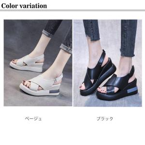 厚底 サンダル レディース オフィスシューズ ...の詳細画像1